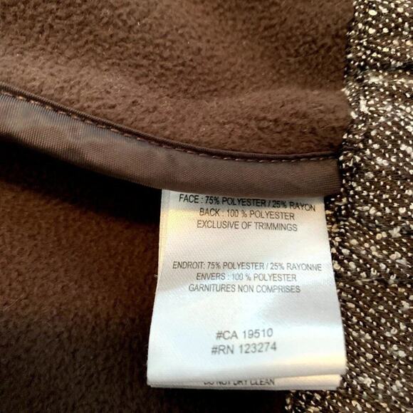 LOLE Brown Textured Durable Water Repellant Bomber Jacket Sz‎ 10/12 - Picture 12 of 12